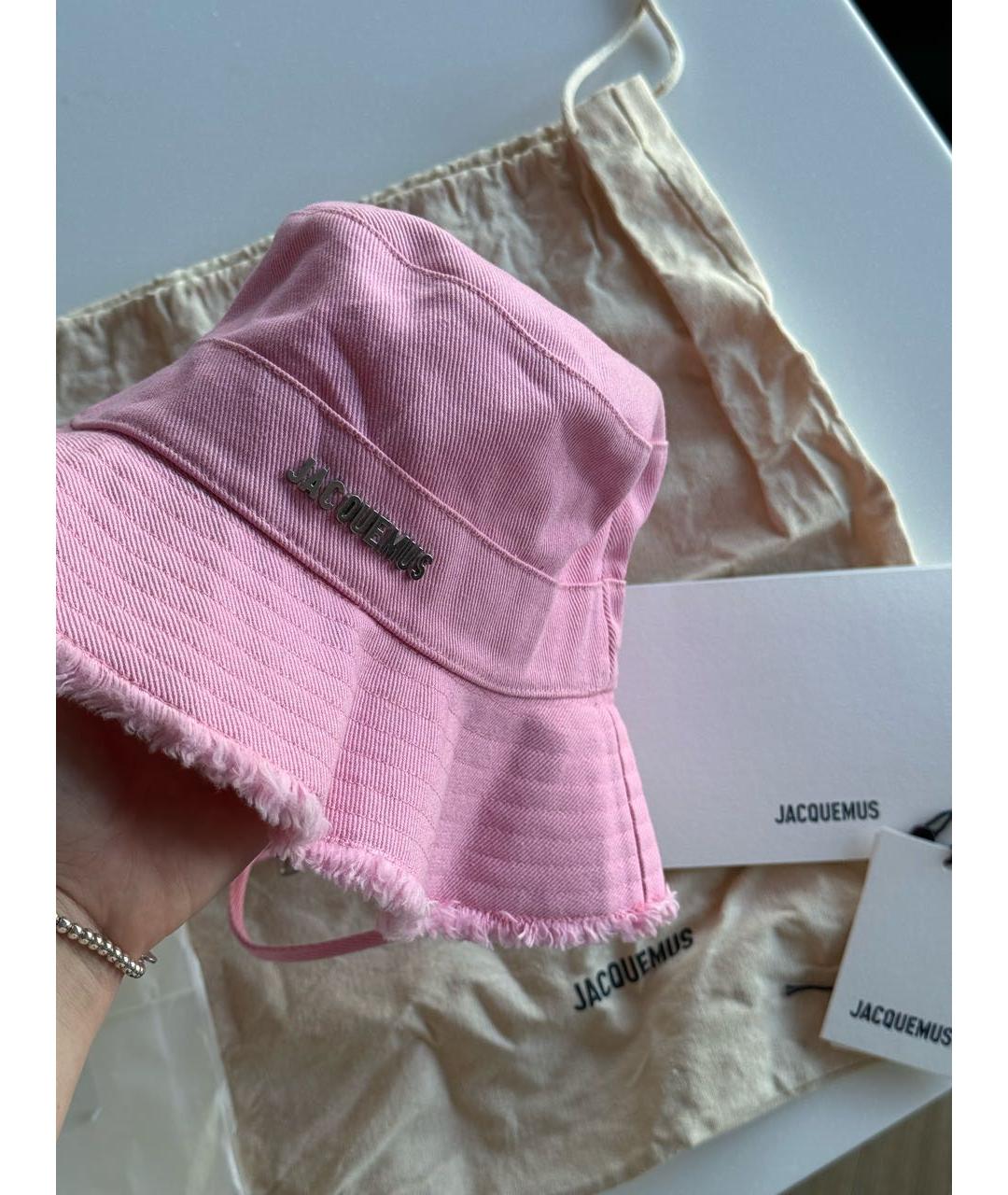 JACQUEMUS Розовая панама, фото 8
