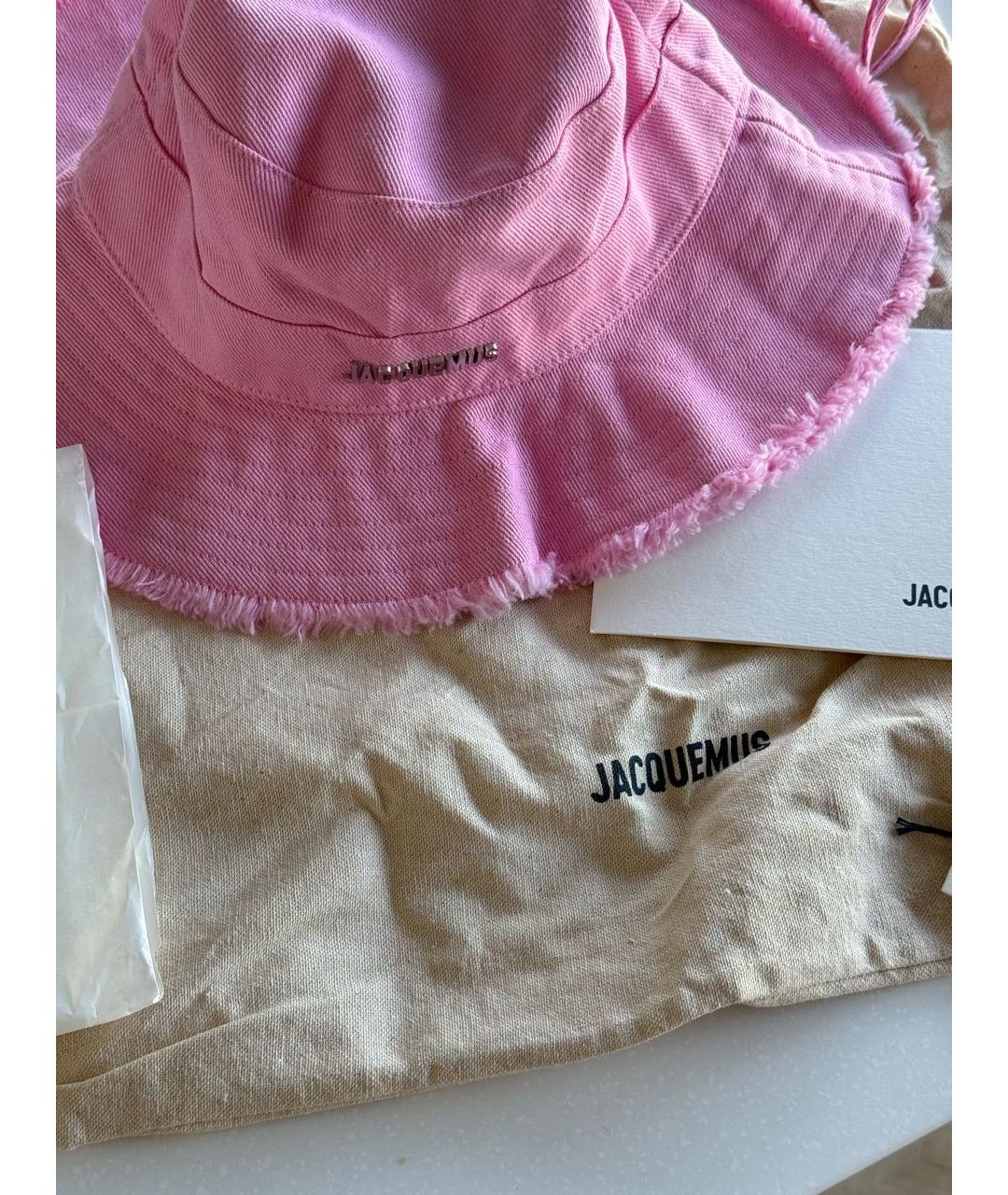 JACQUEMUS Розовая панама, фото 2