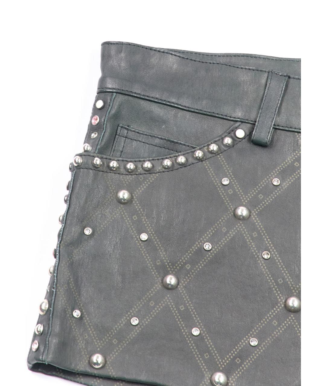 ISABEL MARANT Черные кожаные шорты, фото 2