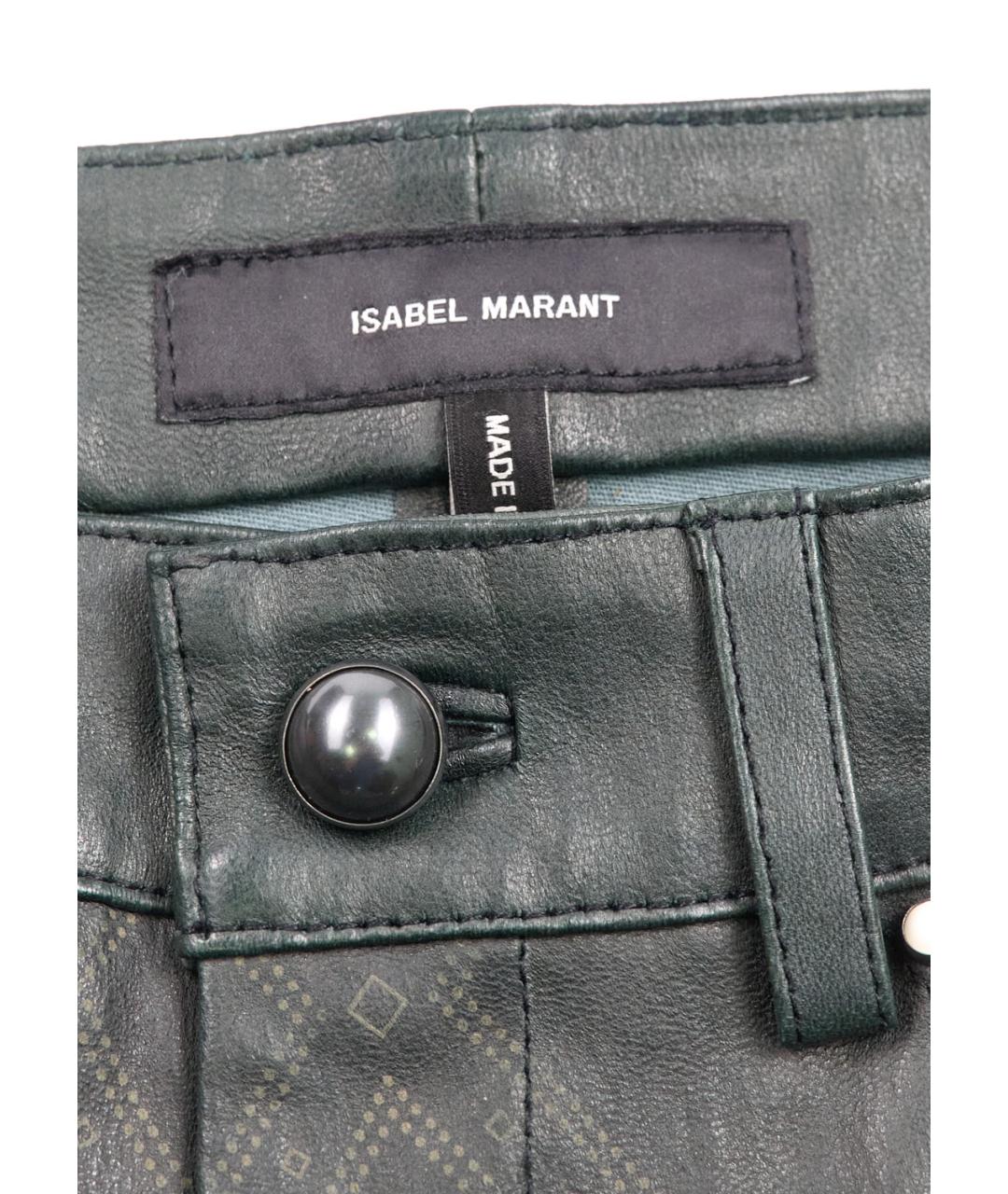 ISABEL MARANT Черные кожаные шорты, фото 3