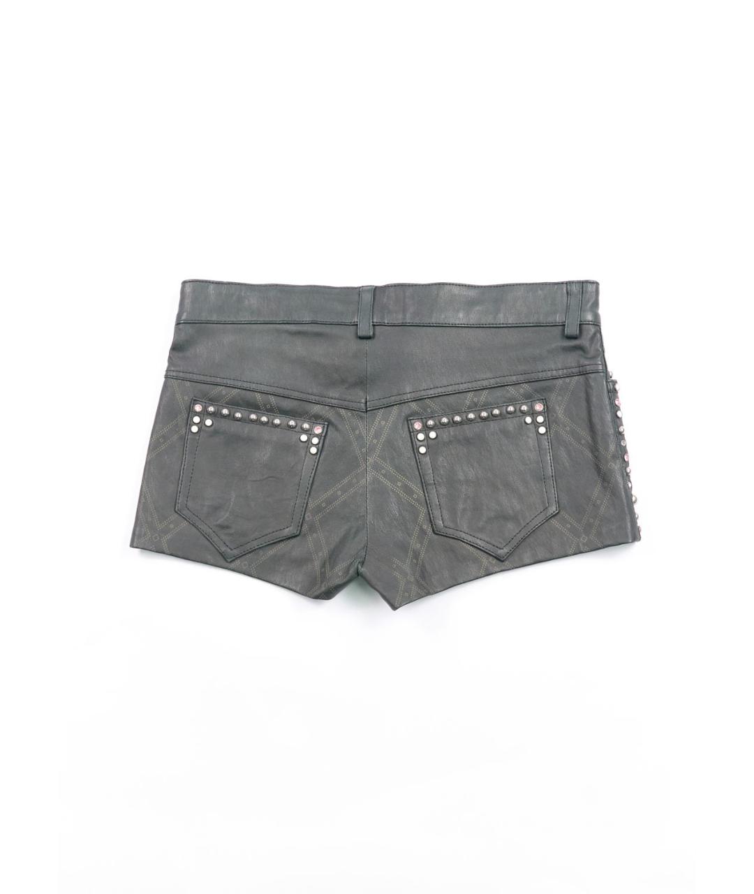 ISABEL MARANT Черные кожаные шорты, фото 4