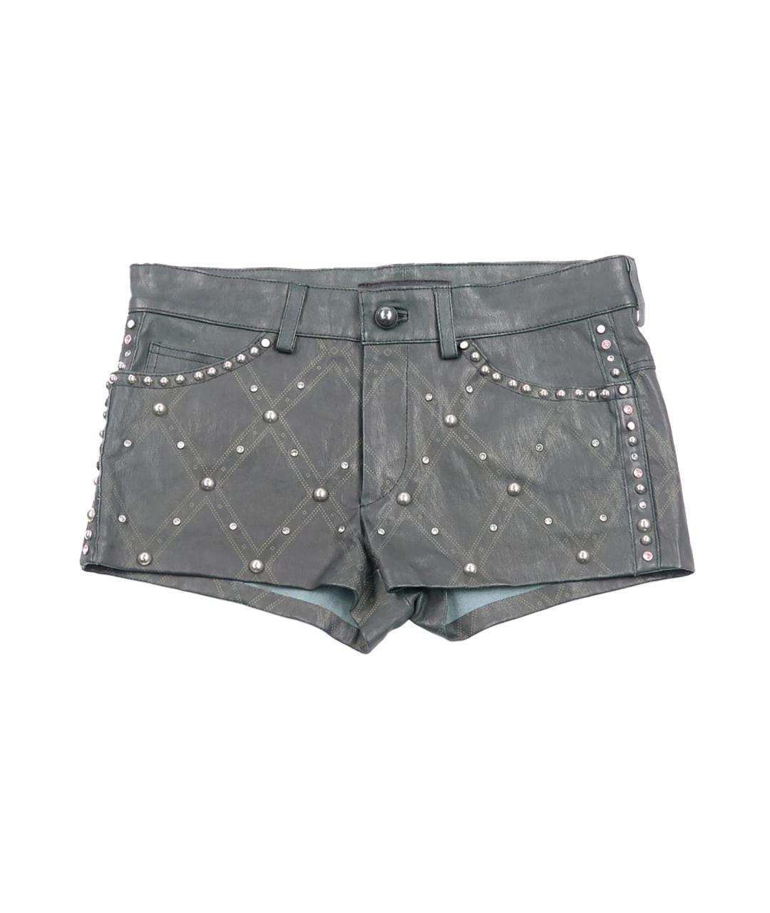 ISABEL MARANT Черные кожаные шорты, фото 1