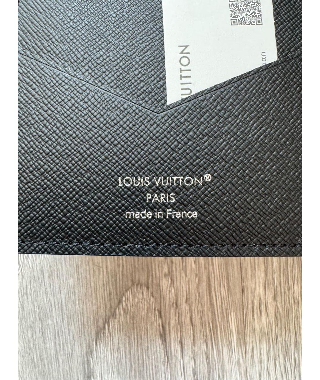 LOUIS VUITTON Черный кардхолдер, фото 6