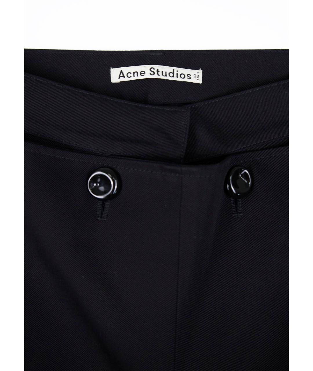 ACNE STUDIOS Черная хлопковая юбка макси, фото 5