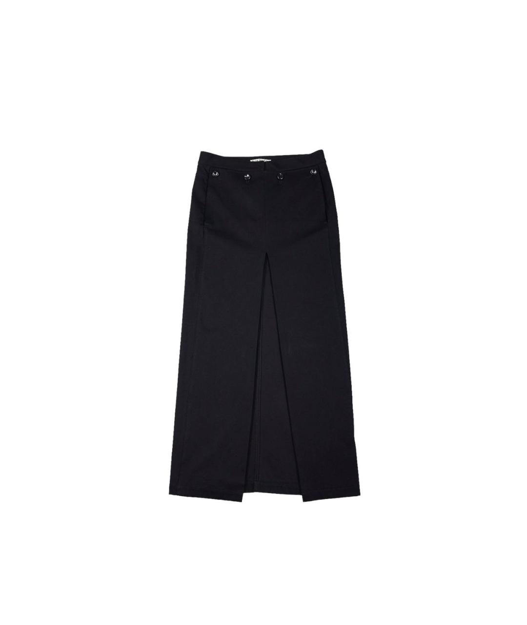 ACNE STUDIOS Черная хлопковая юбка макси, фото 1