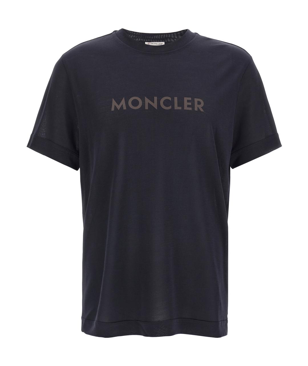 MONCLER Темно-синяя футболка, фото 1