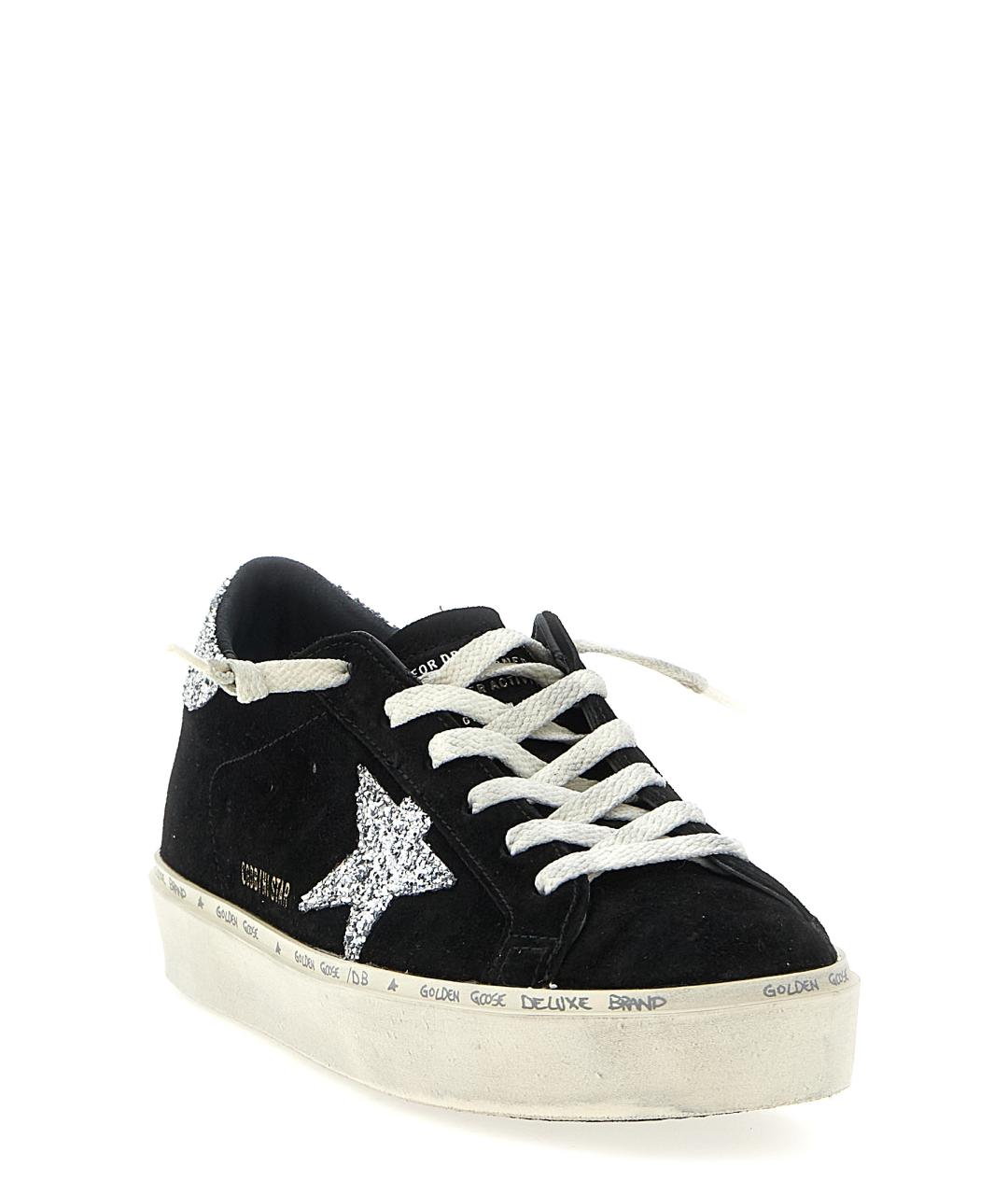 GOLDEN GOOSE DELUXE BRAND Черные кожаные кеды, фото 2