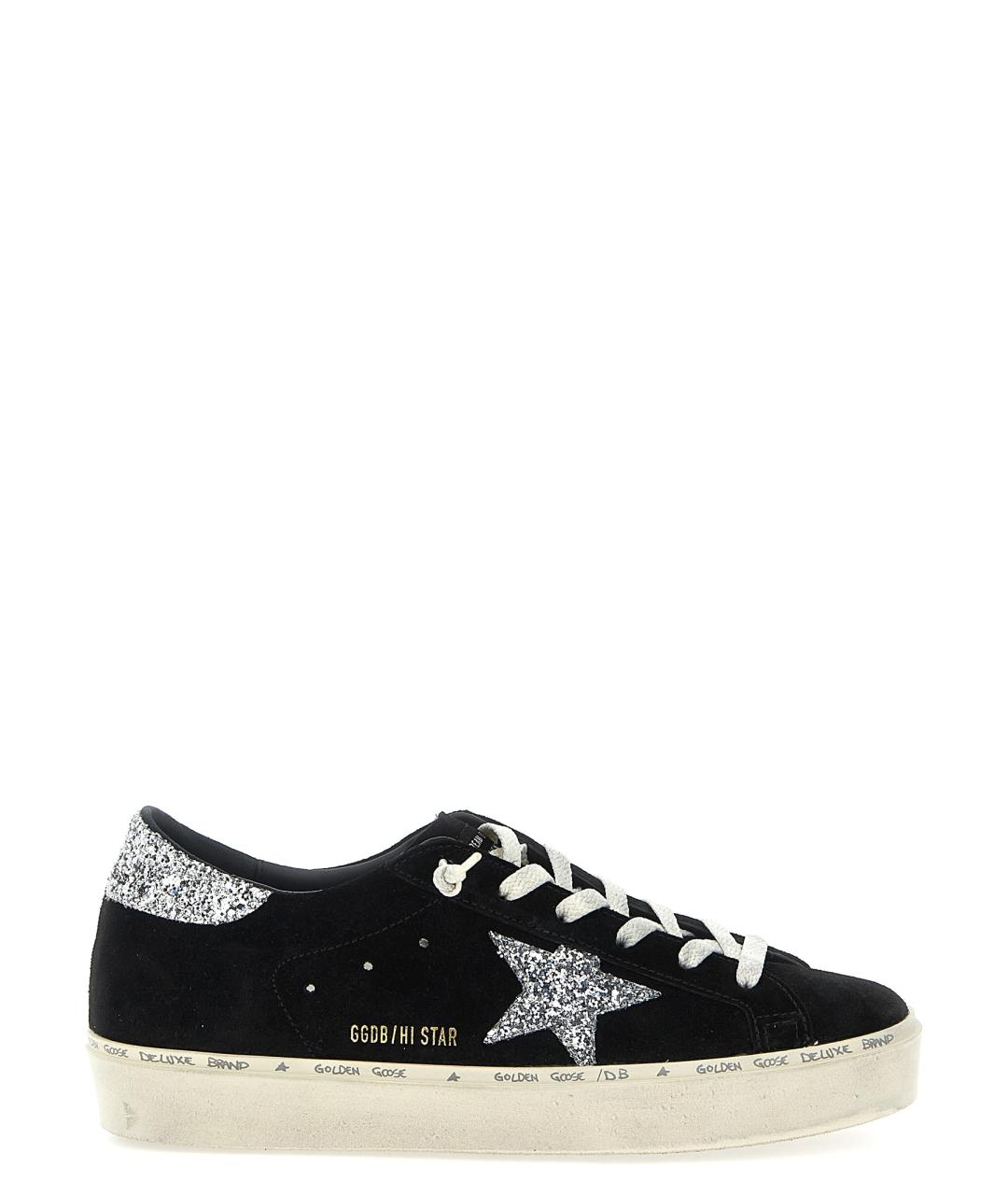 GOLDEN GOOSE DELUXE BRAND Черные кожаные кеды, фото 1