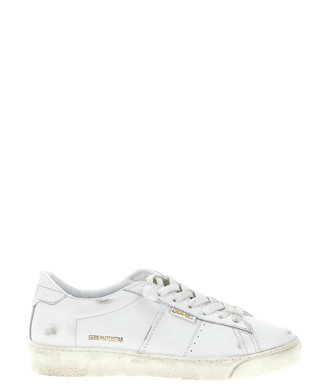 GOLDEN GOOSE DELUXE BRAND Белые кожаные кеды, фото 1
