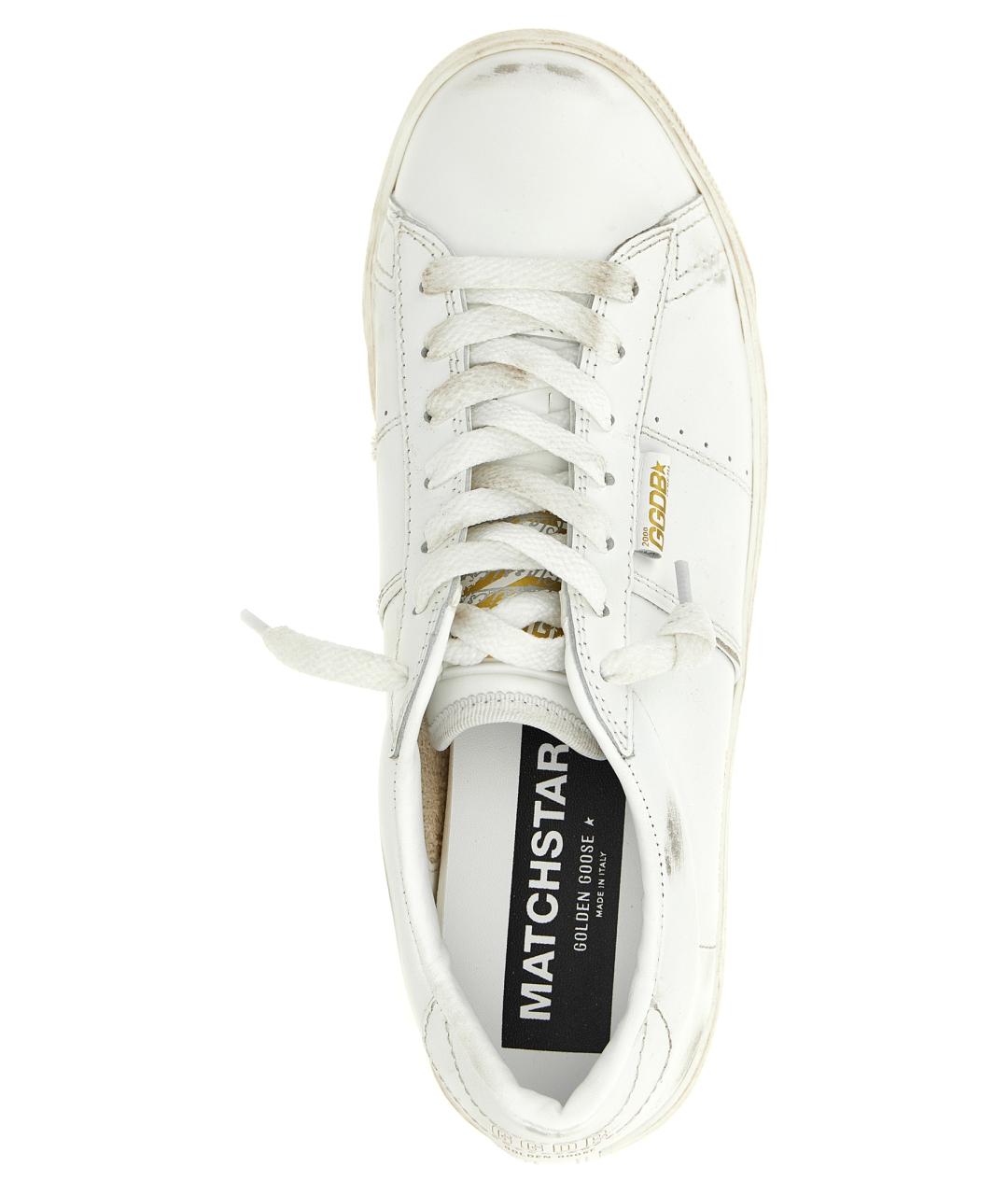 GOLDEN GOOSE DELUXE BRAND Белые кожаные кеды, фото 4