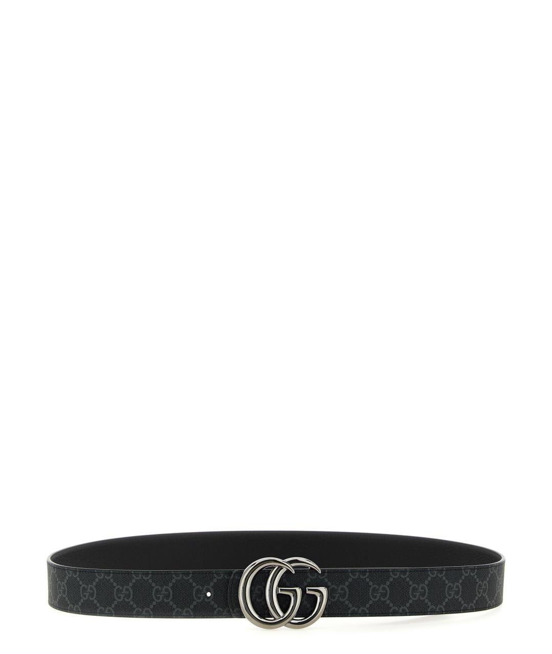 GUCCI Черный ремень, фото 1