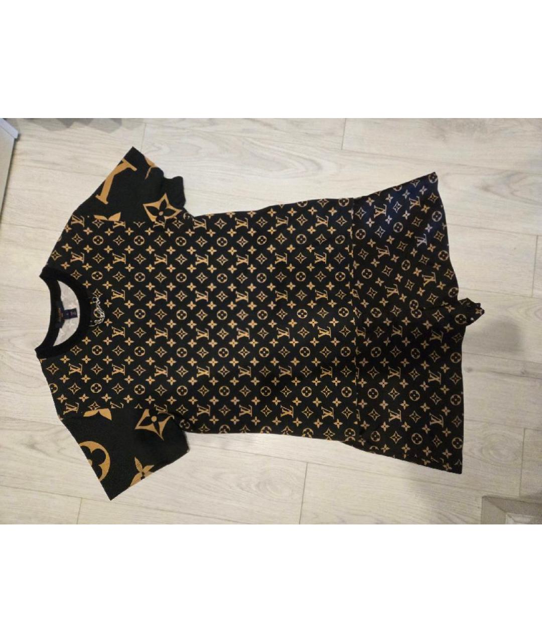 LOUIS VUITTON Коричневый шелковый костюм с брюками, фото 5