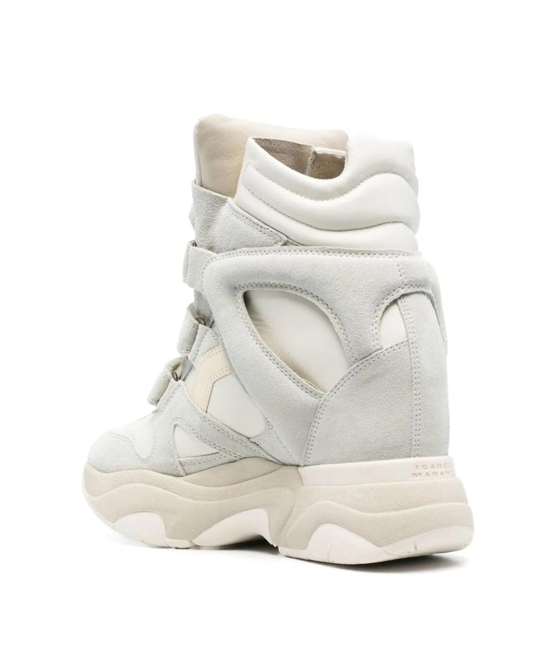 ISABEL MARANT Белые кожаные кроссовки, фото 3