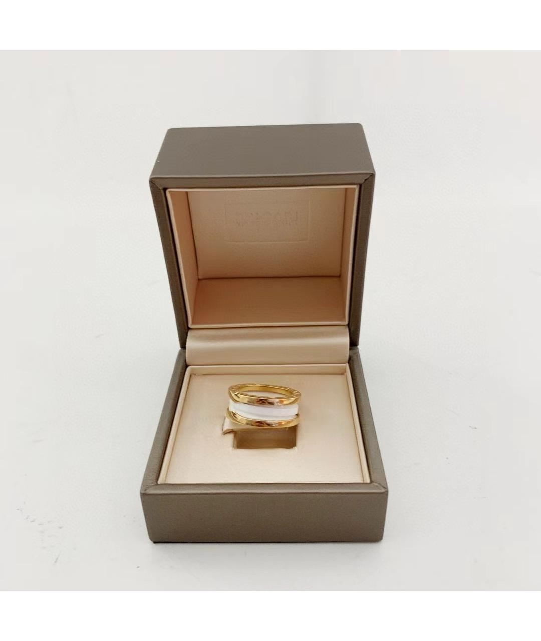 BVLGARI Белое кольцо из розового золота, фото 6
