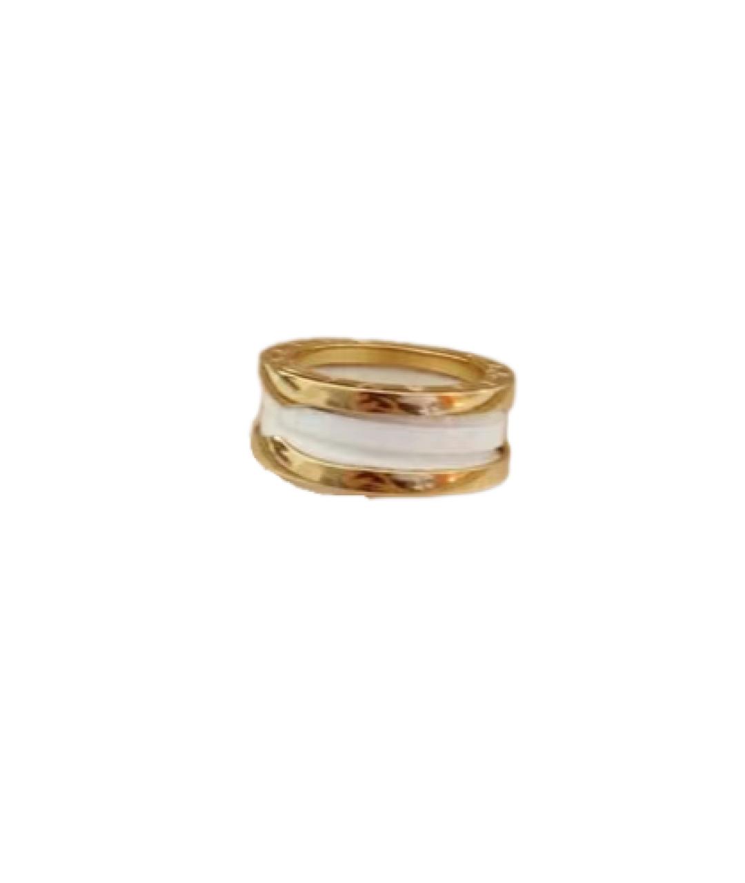 BVLGARI Белое кольцо из розового золота, фото 2