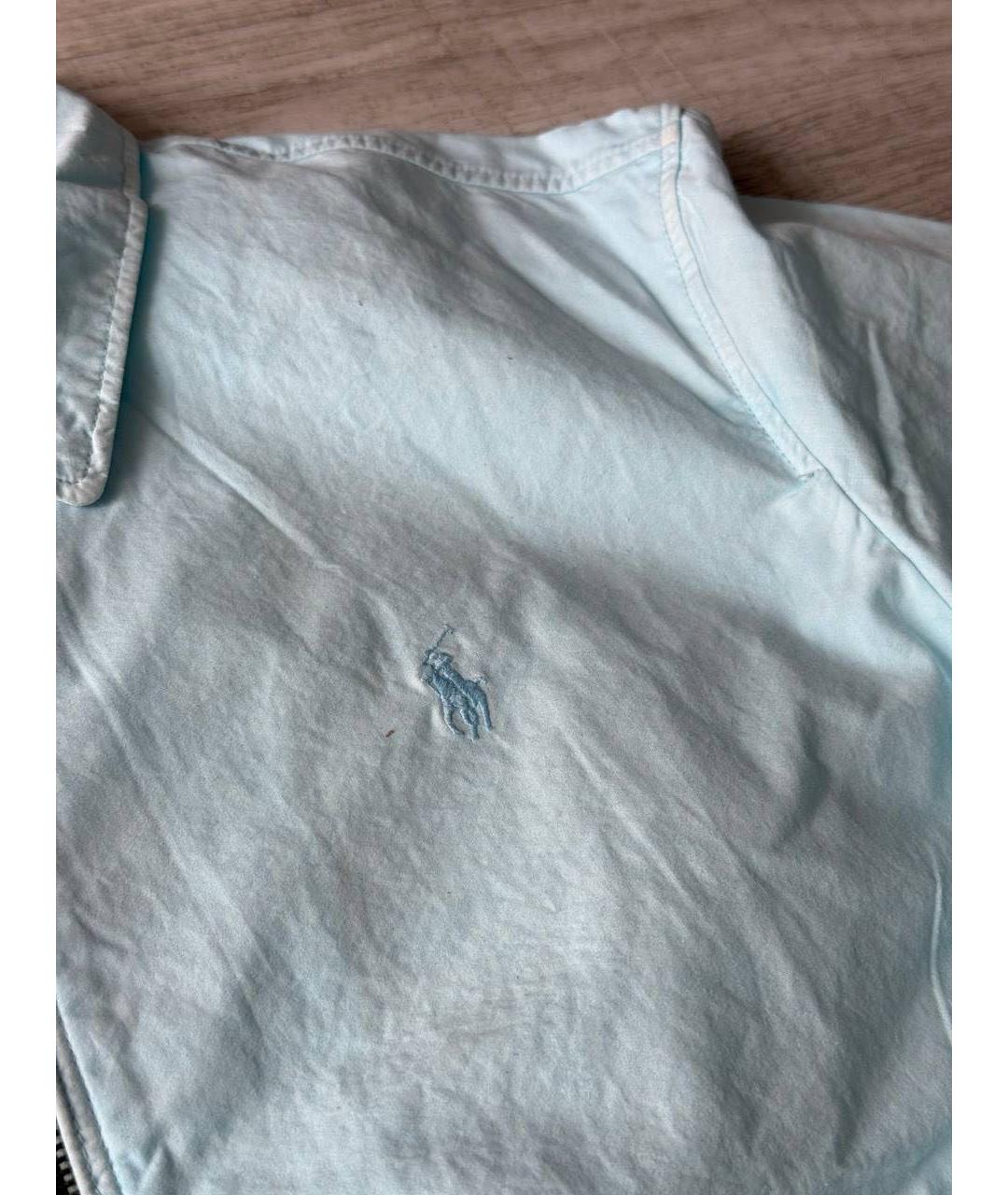 POLO RALPH LAUREN Бирюзовая хлопковая куртка, фото 4