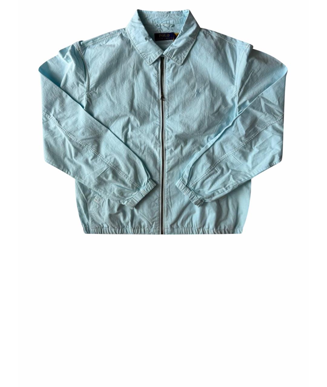 POLO RALPH LAUREN Бирюзовая хлопковая куртка, фото 1