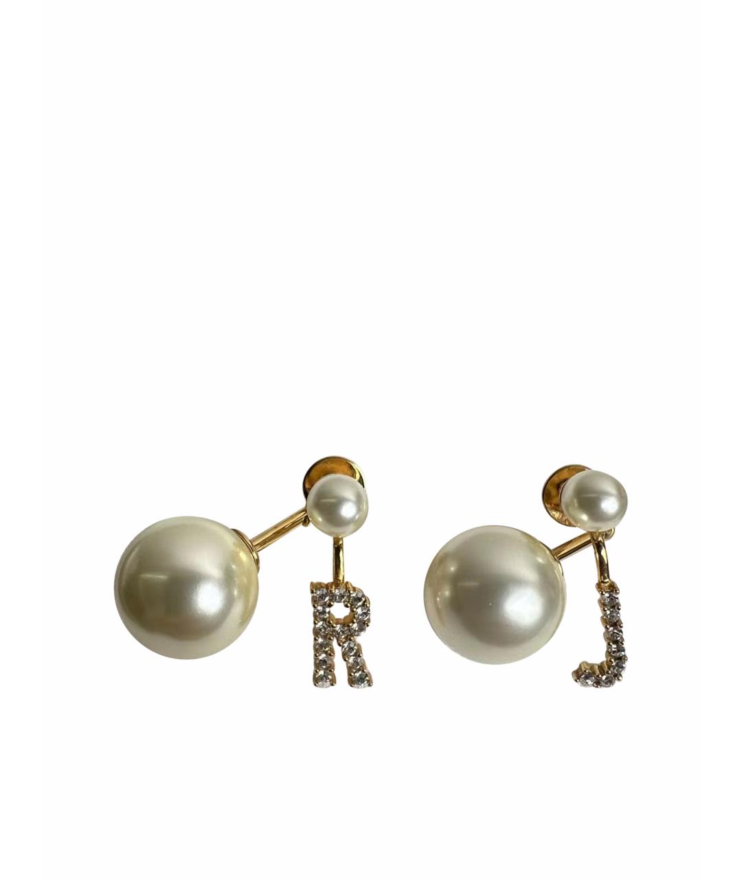 CHRISTIAN DIOR Золотые серьги, фото 1