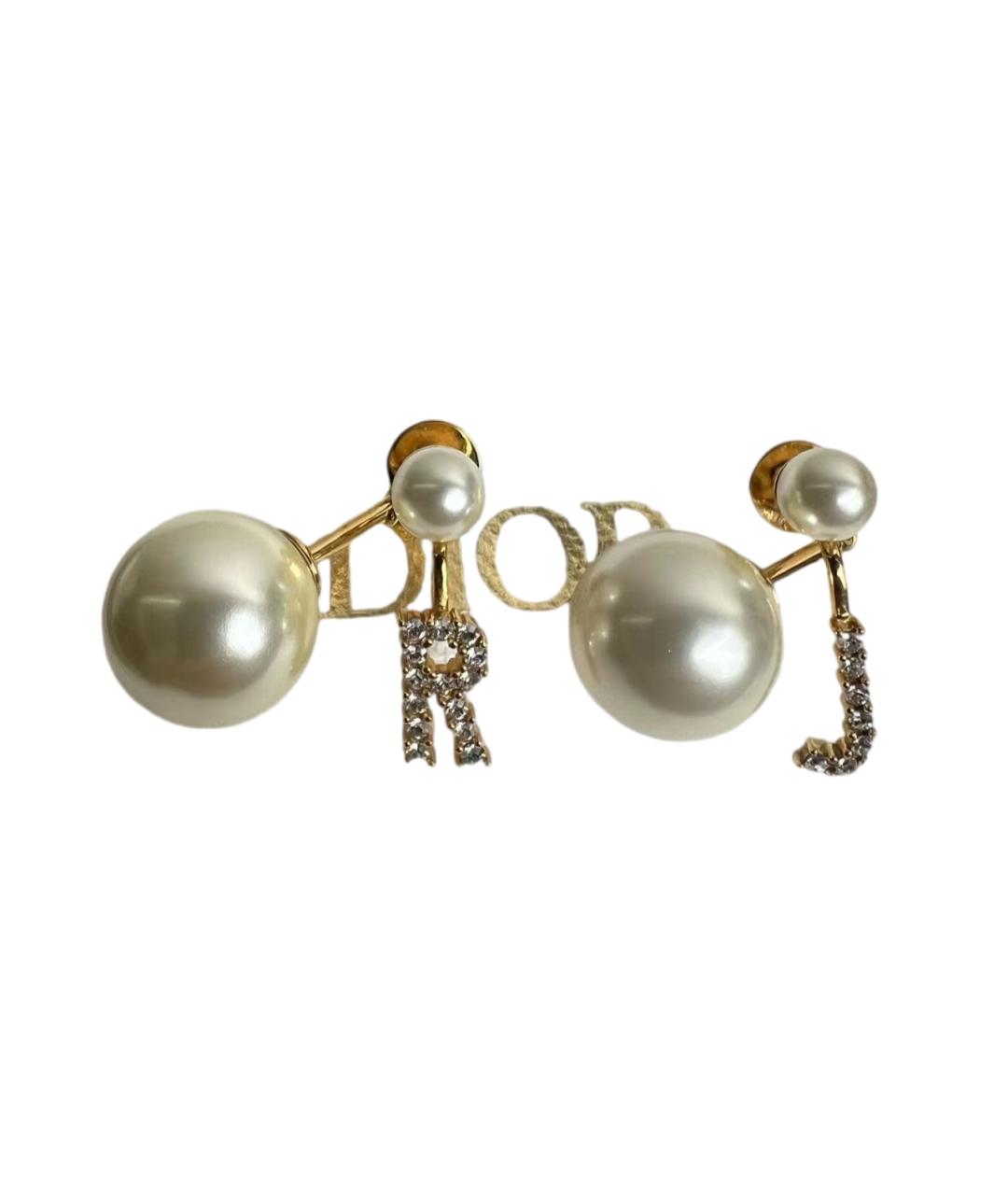 CHRISTIAN DIOR Золотые серьги, фото 2