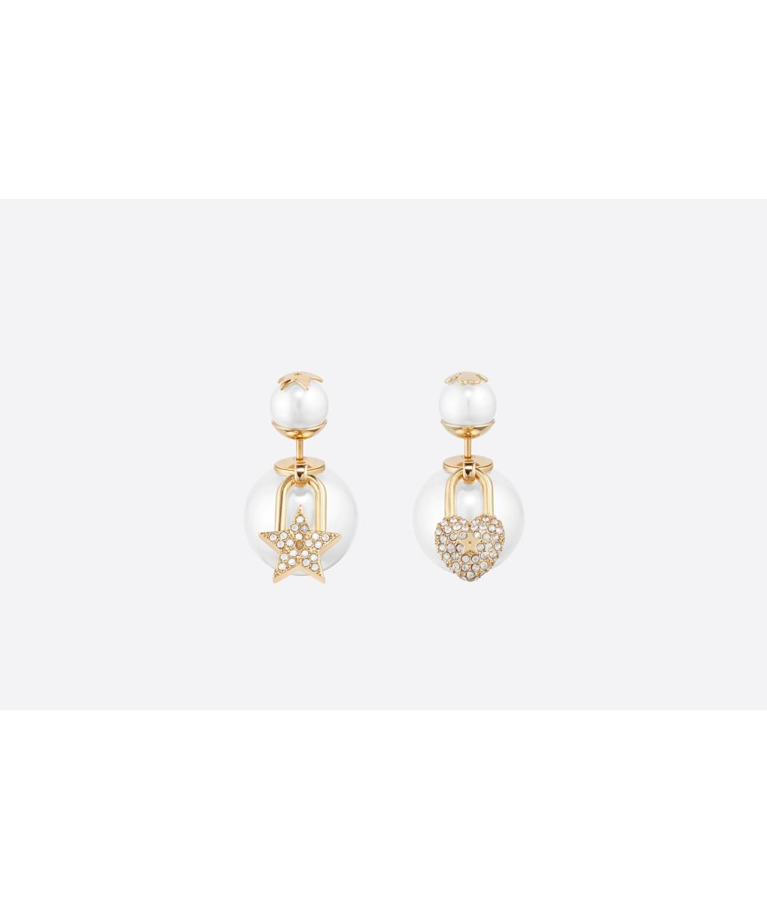 CHRISTIAN DIOR Золотые серьги, фото 7