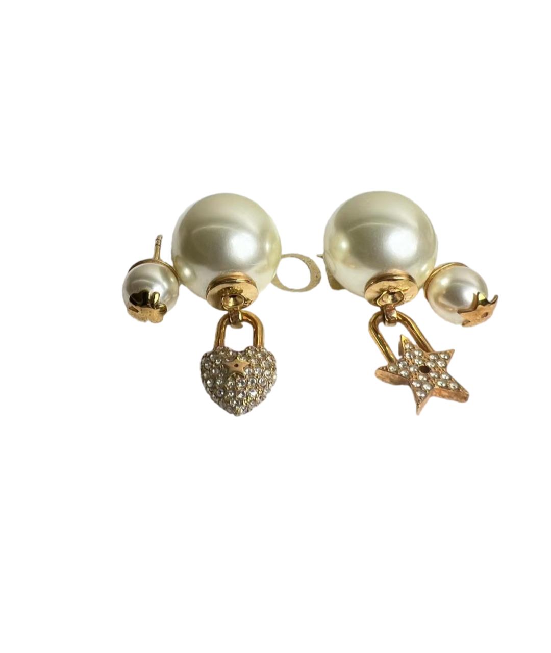 CHRISTIAN DIOR Золотые серьги, фото 2