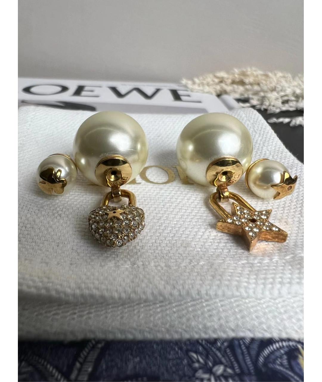 CHRISTIAN DIOR Золотые серьги, фото 6