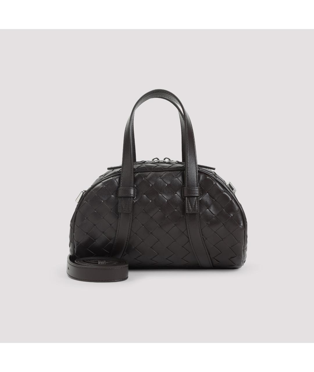 BOTTEGA VENETA Коричневая кожаная сумка тоут, фото 3