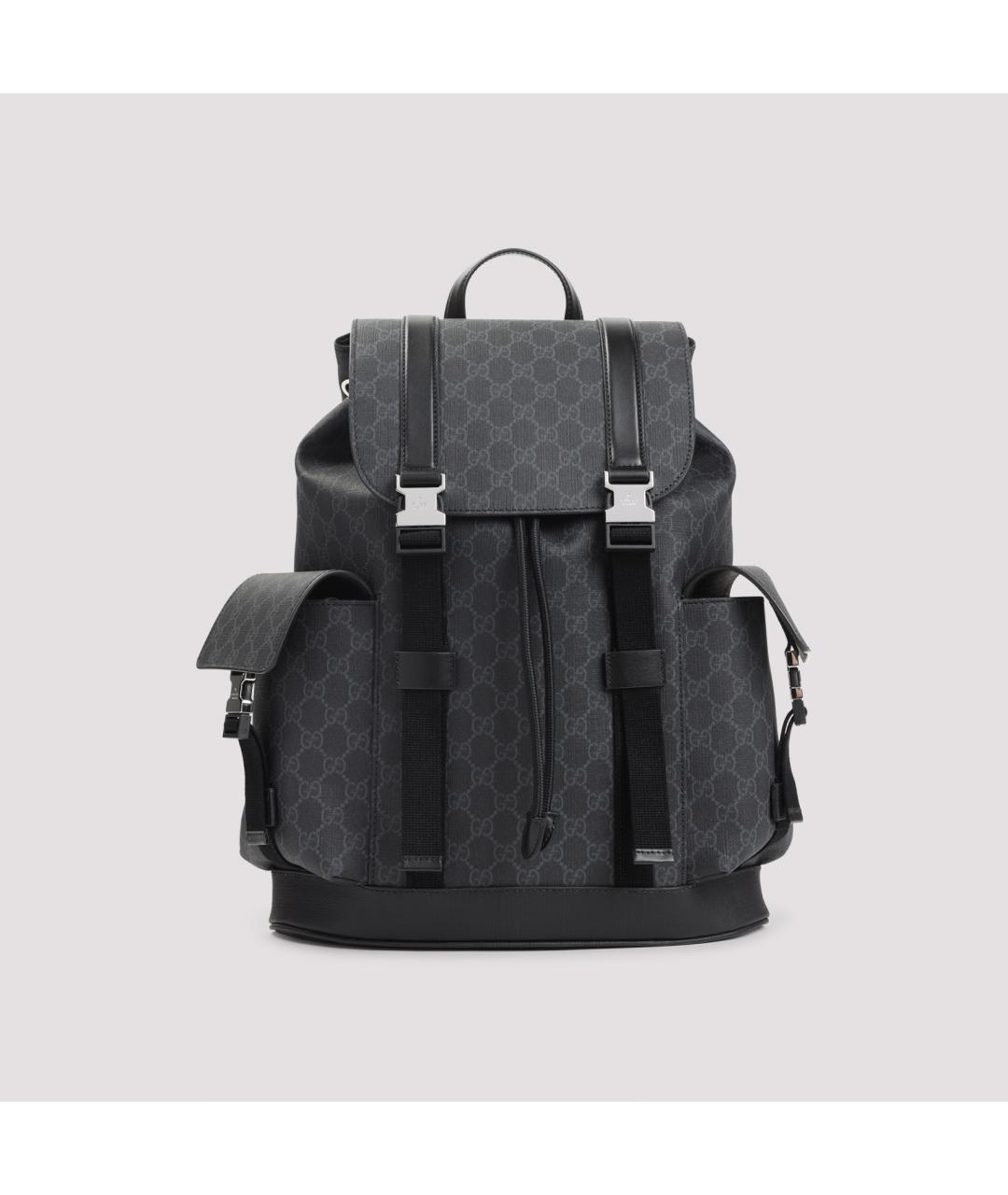 GUCCI Черный тканевый рюкзак, фото 3