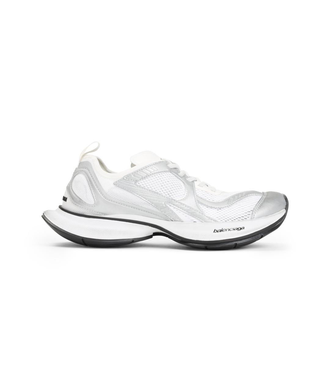 BALENCIAGA Белые синтетические низкие кроссовки / кеды, фото 1