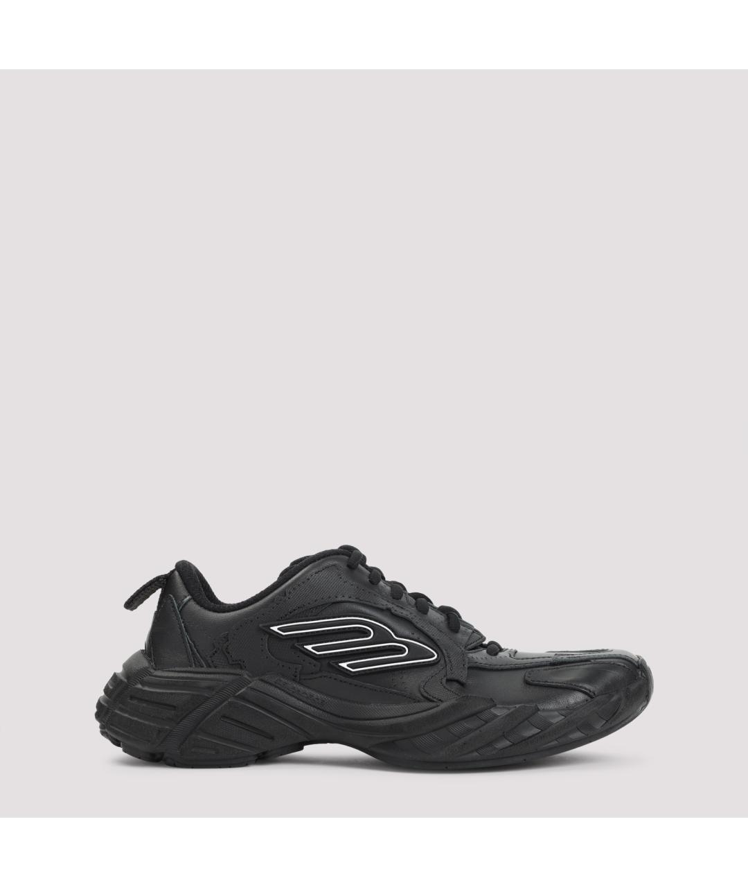 BALENCIAGA Черные синтетические кроссовки, фото 2
