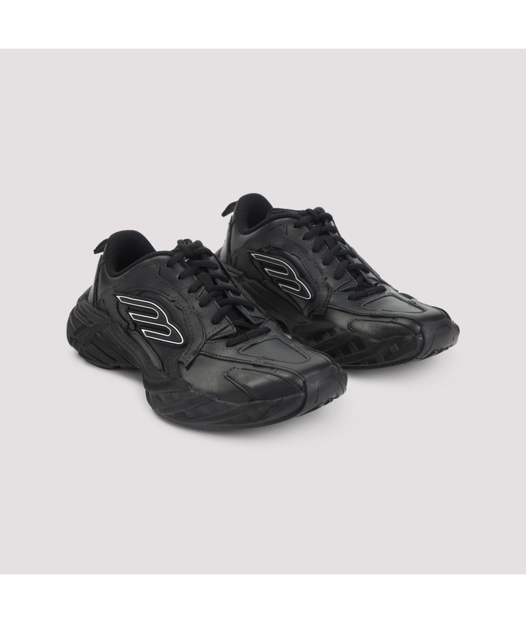 BALENCIAGA Черные синтетические кроссовки, фото 5