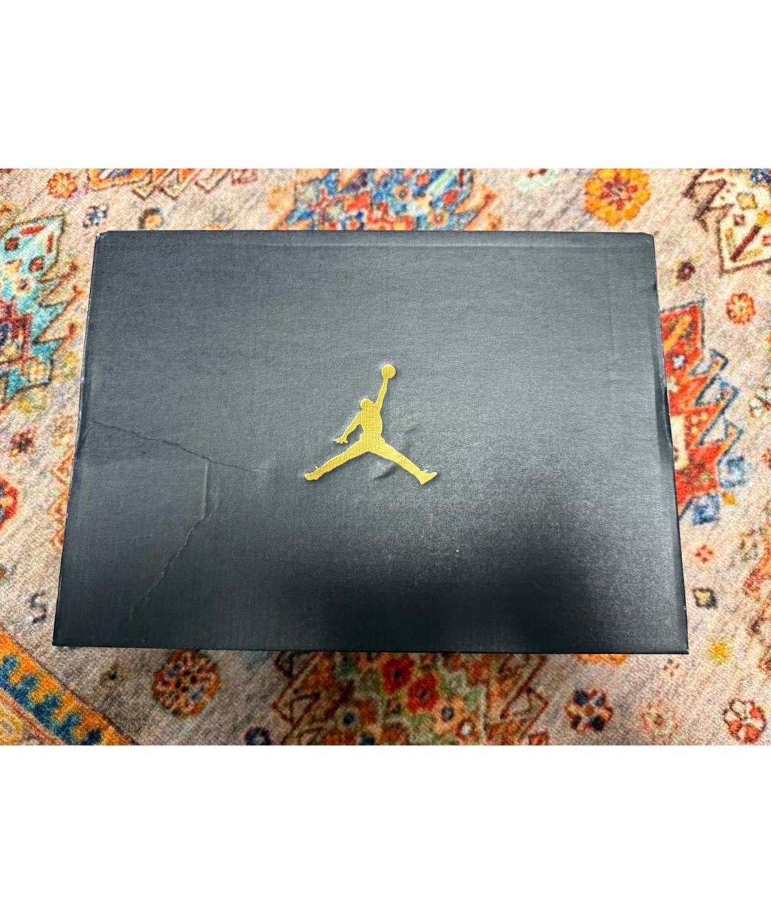 JORDAN Бежевые низкие кроссовки / кеды из искусственной кожи, фото 5