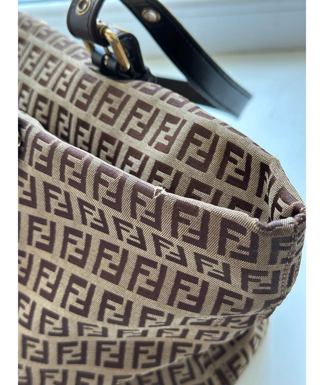 FENDI Коричневая сумка тоут, фото 9