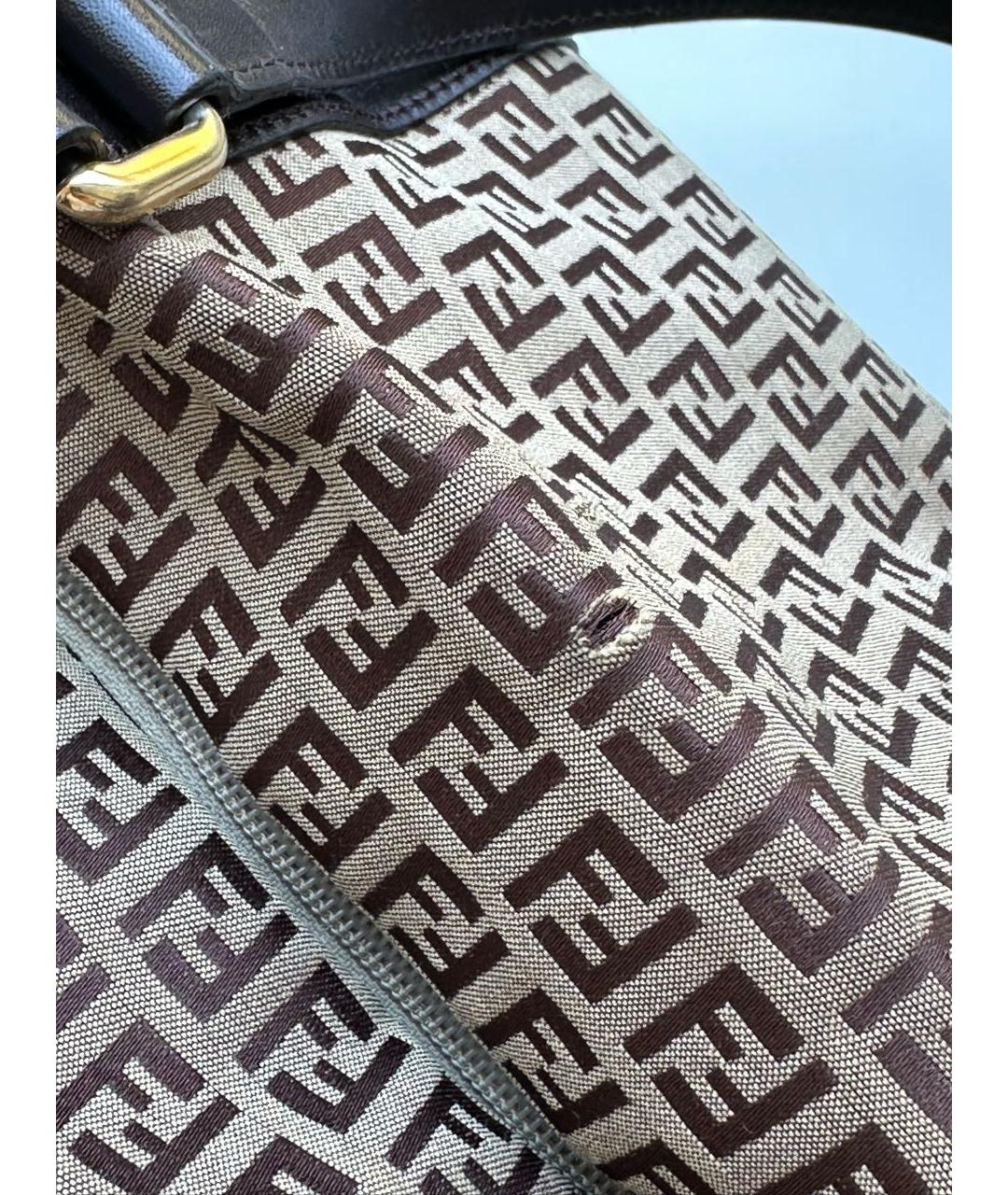 FENDI Коричневая сумка тоут, фото 8