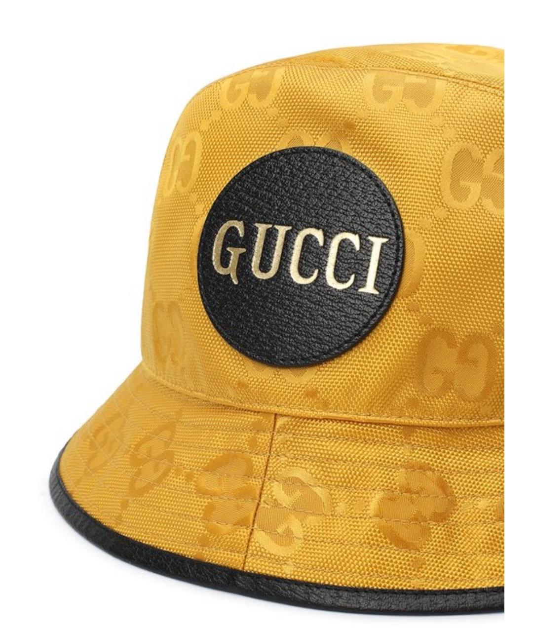 GUCCI Золотая хлопковая кепка/бейсболка, фото 3