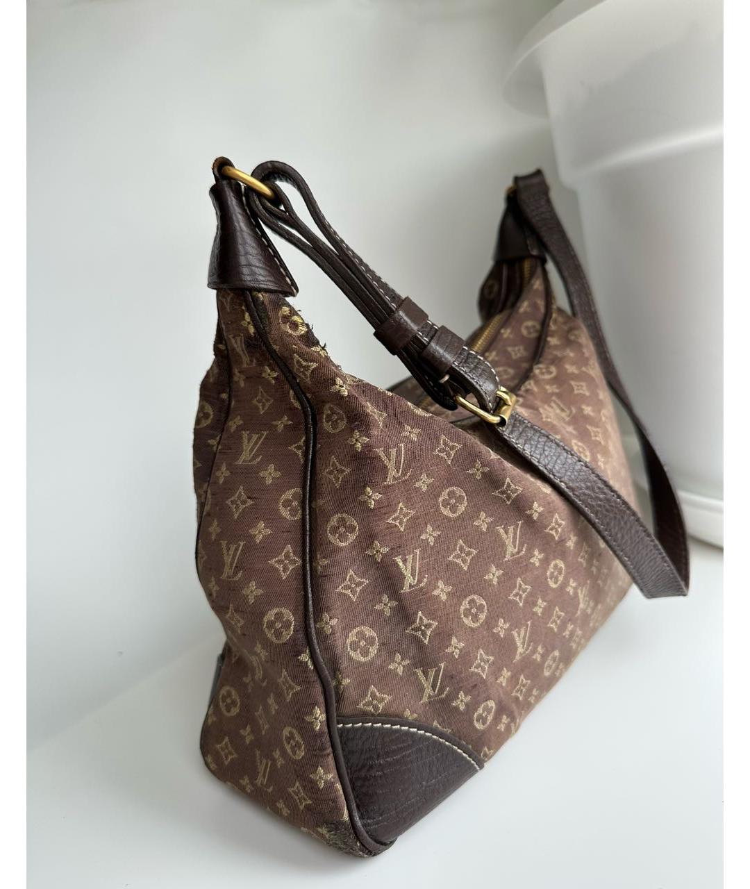 LOUIS VUITTON Коричневая сумка через плечо, фото 3