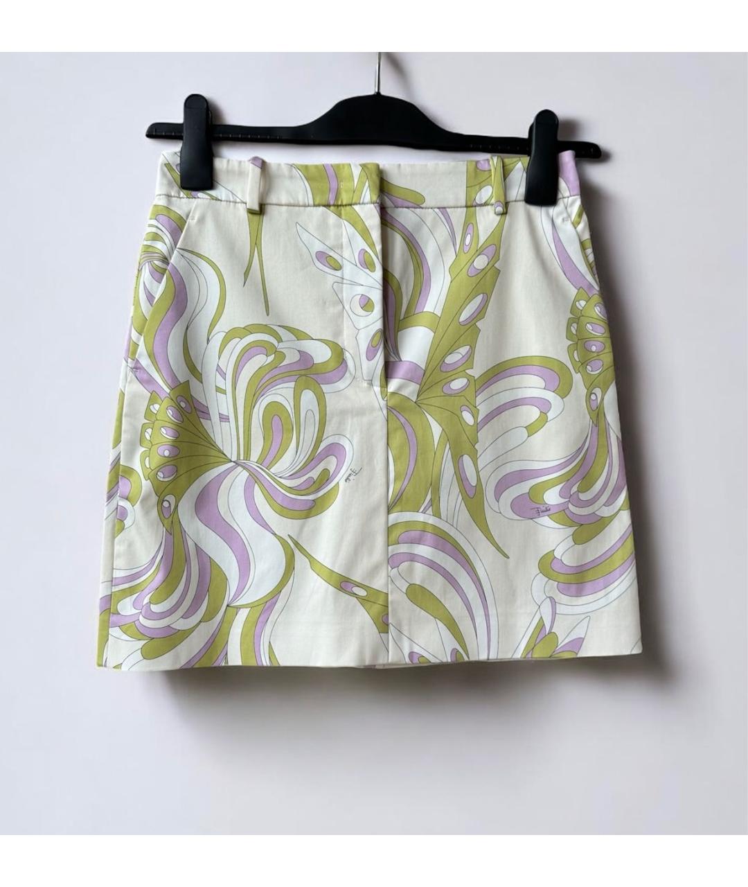 EMILIO PUCCI Мульти шелковый костюм с юбками, фото 2