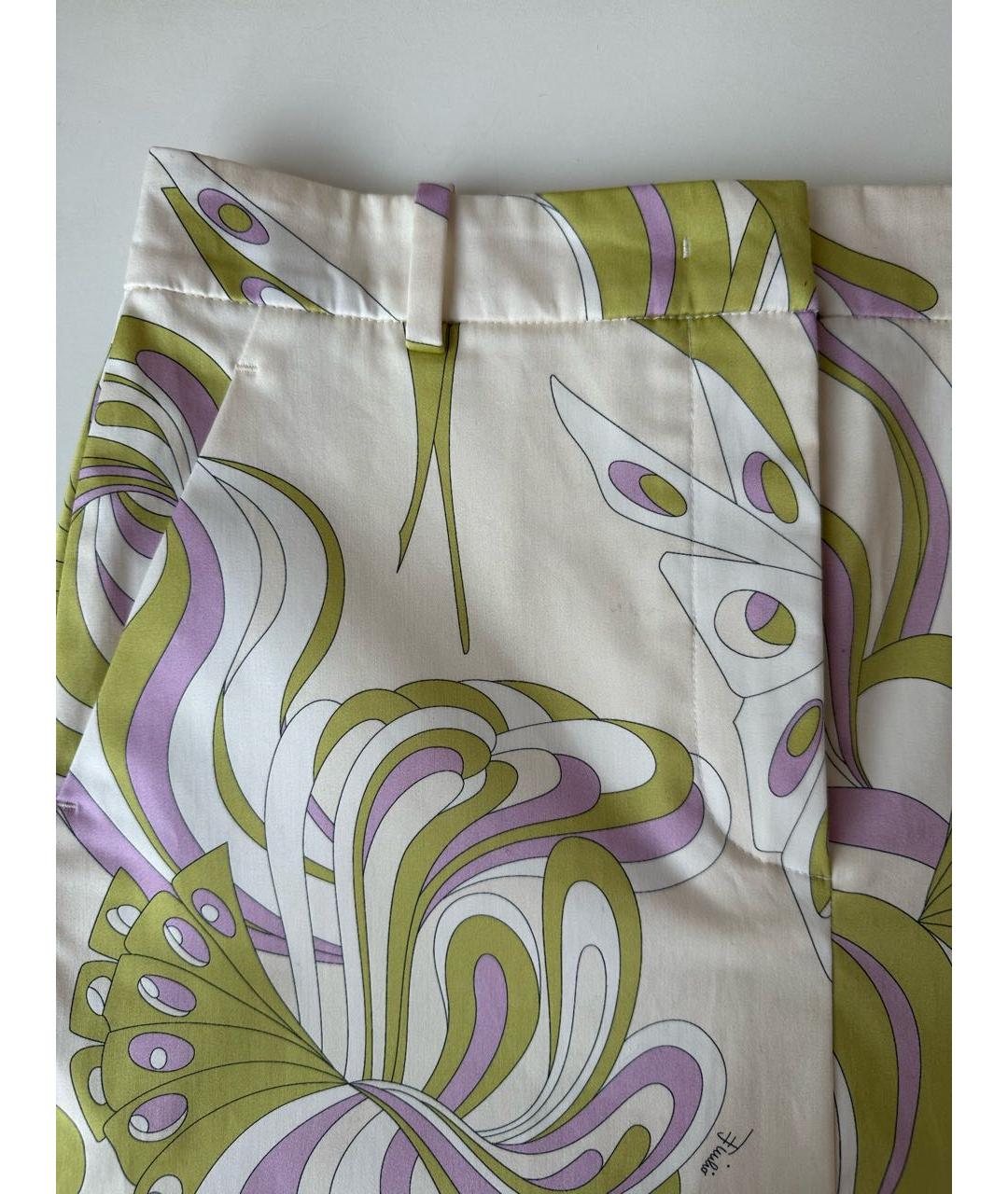 EMILIO PUCCI Мульти шелковый костюм с юбками, фото 6