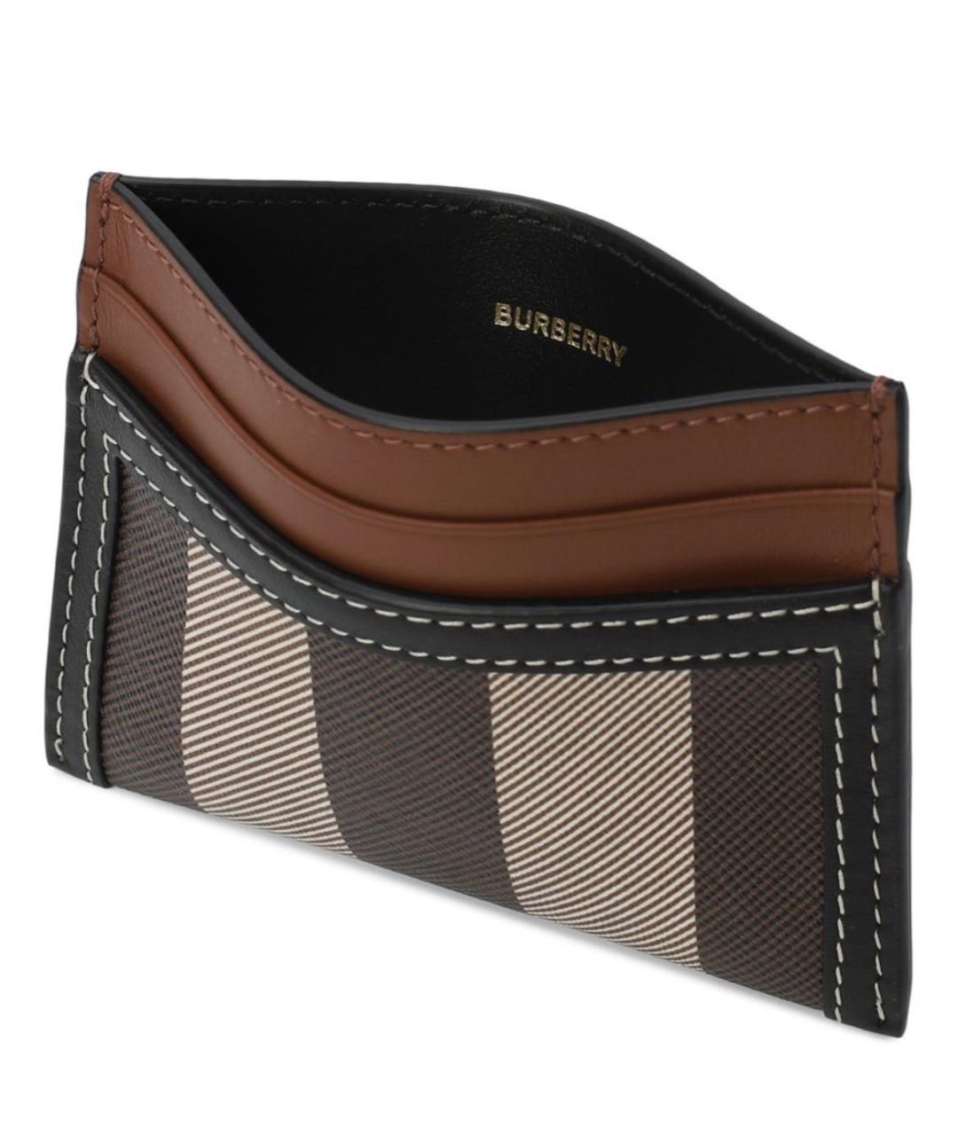 BURBERRY Коричневый кардхолдер, фото 3