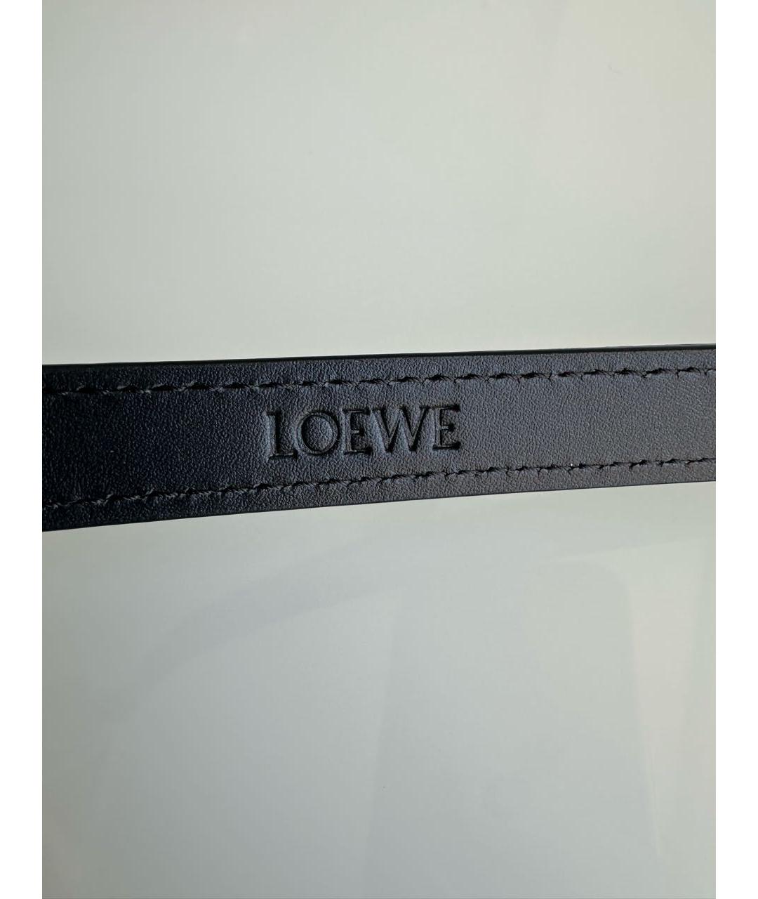LOEWE Черный кожаный ремень, фото 5