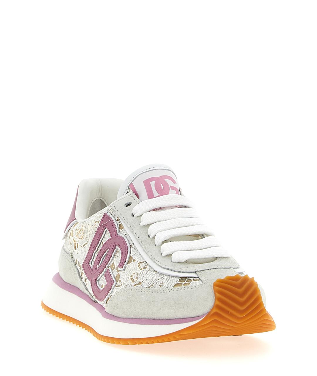 DOLCE&GABBANA Розовые кроссовки, фото 2