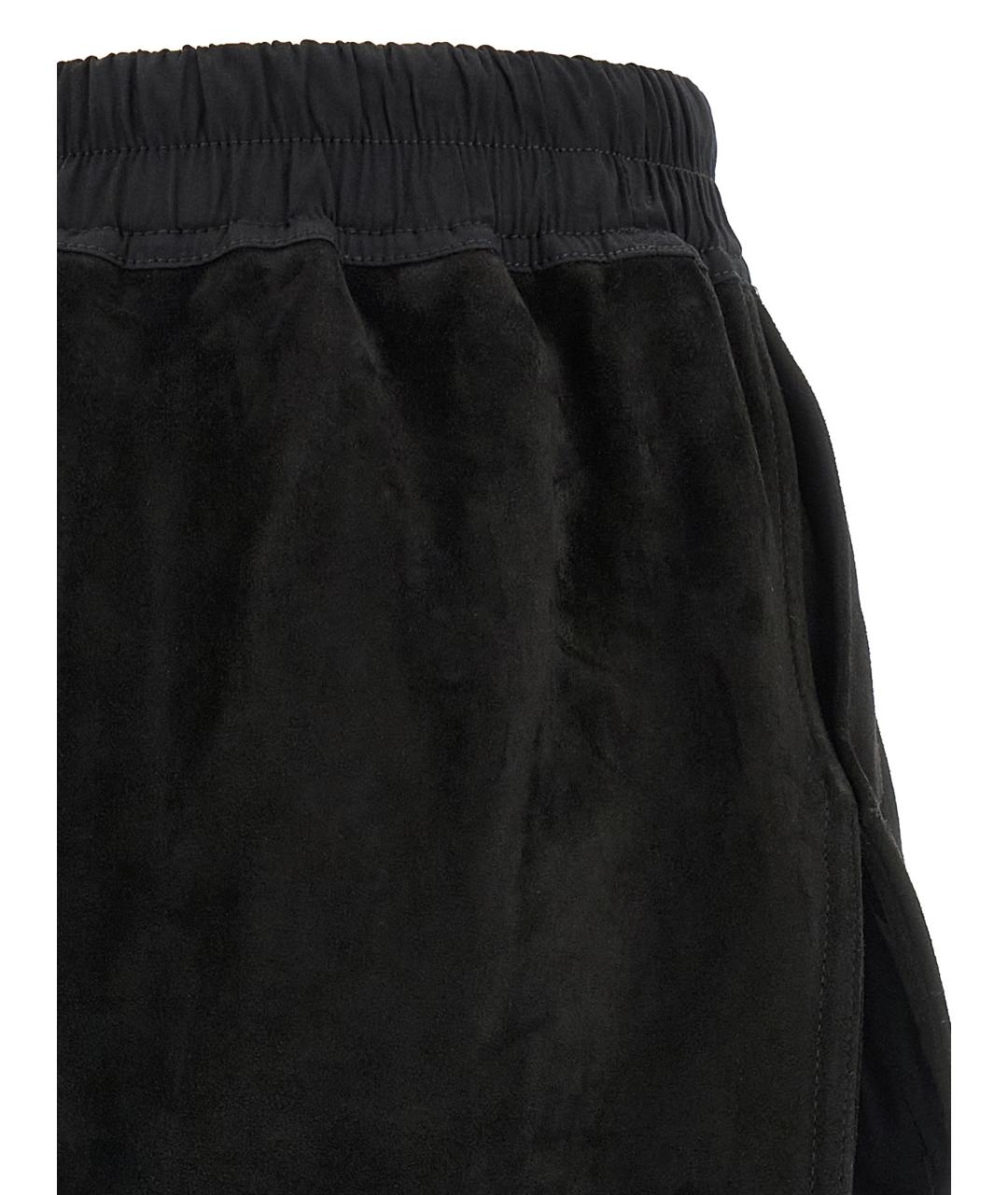 RICK OWENS Черные шорты, фото 4