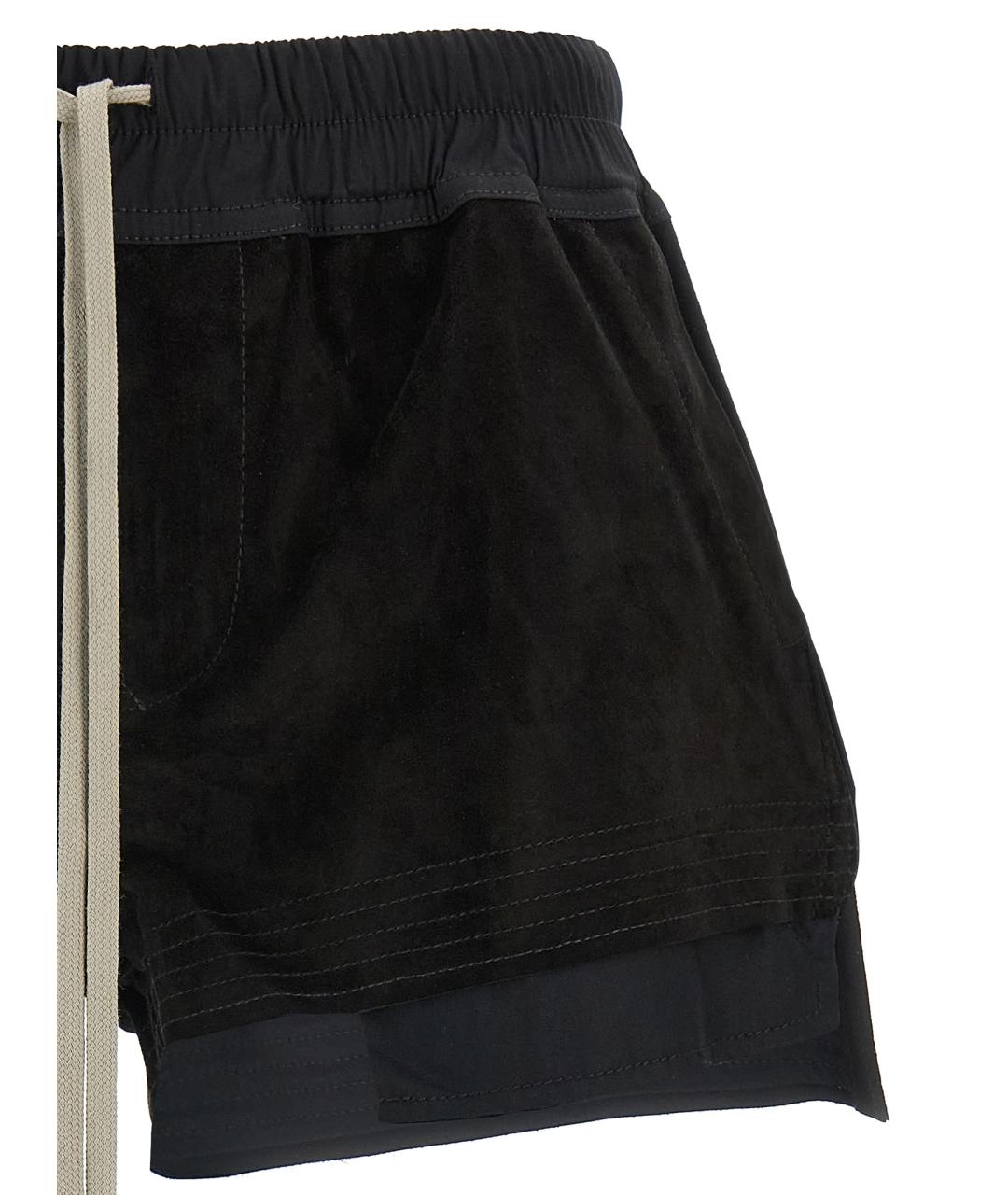 RICK OWENS Черные шорты, фото 3