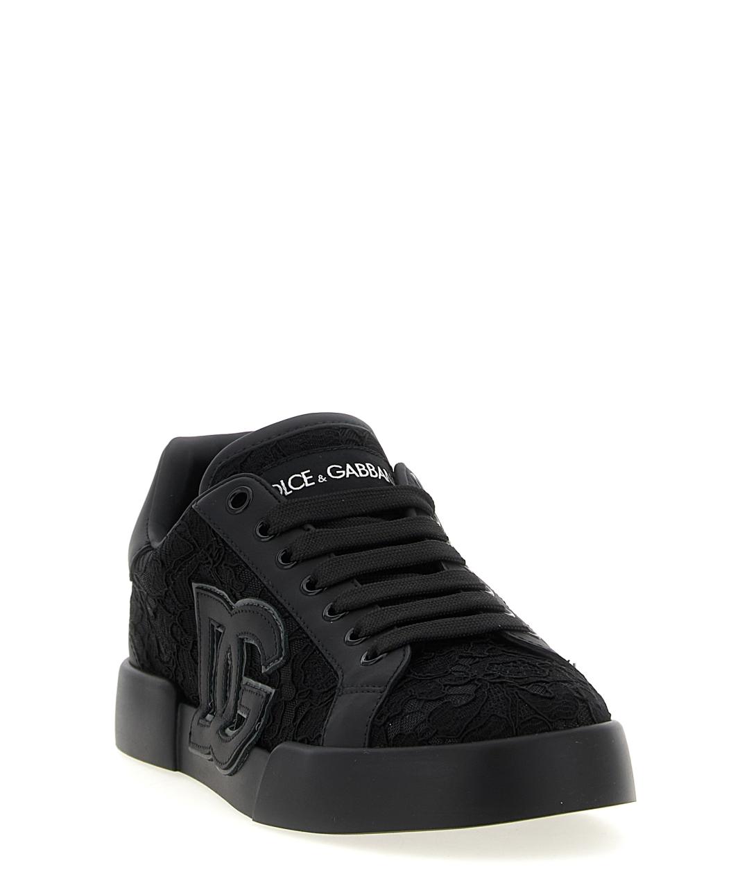 DOLCE&GABBANA Черные кеды, фото 2
