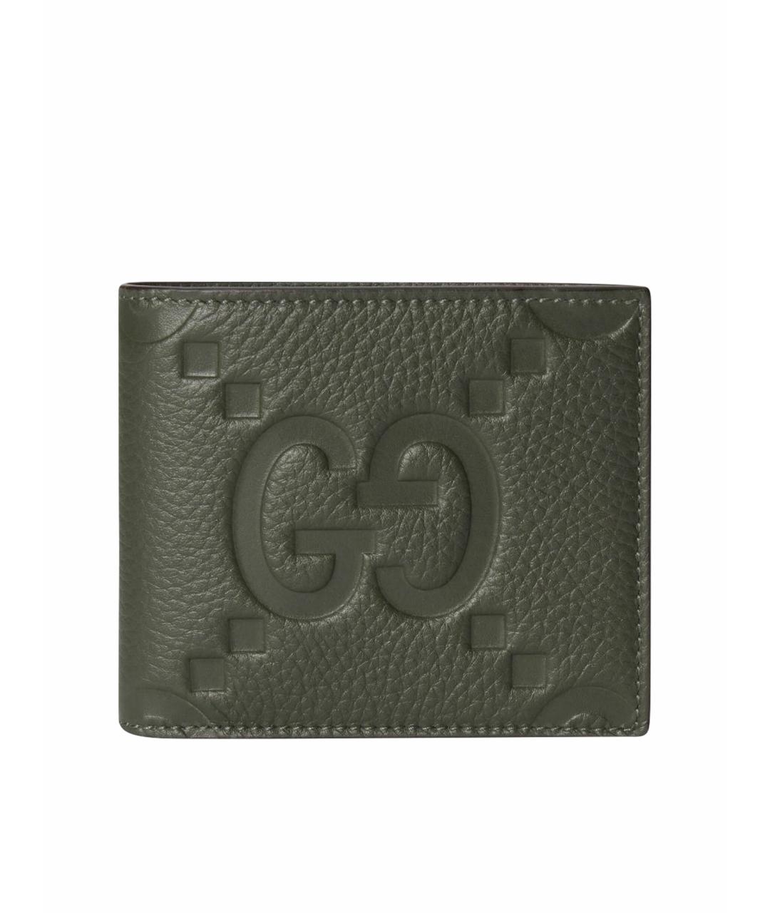 GUCCI Зеленый кожаный кошелек, фото 1
