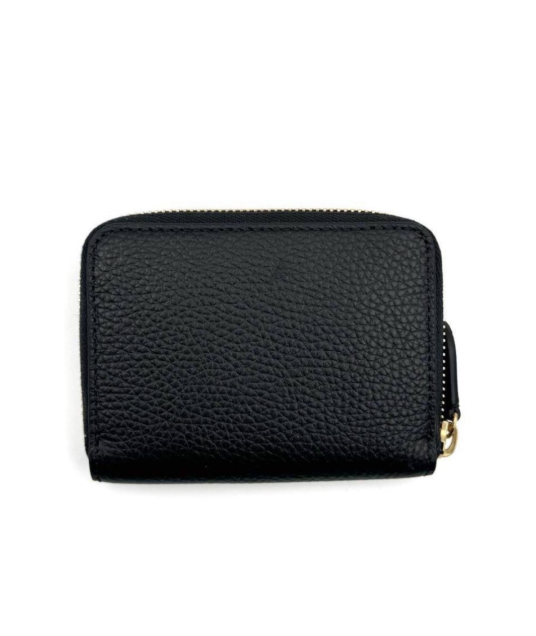 BURBERRY Черный кожаный кошелек, фото 2