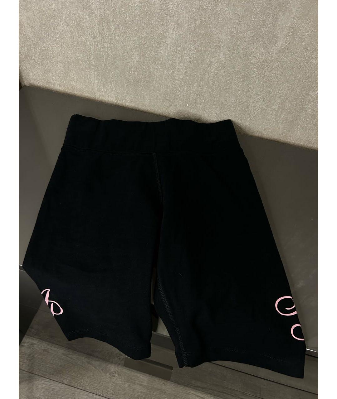 AGENT PROVOCATEUR Черные хлопковые спортивные брюки и шорты, фото 3