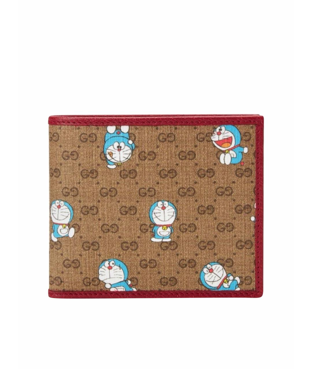 GUCCI Коричневый кожаный кошелек, фото 1