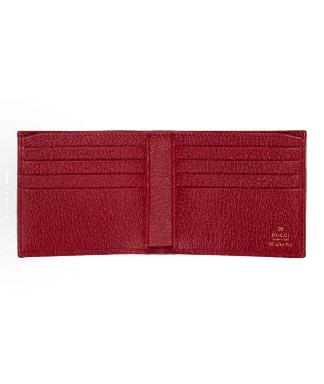 GUCCI Коричневый кожаный кошелек, фото 4