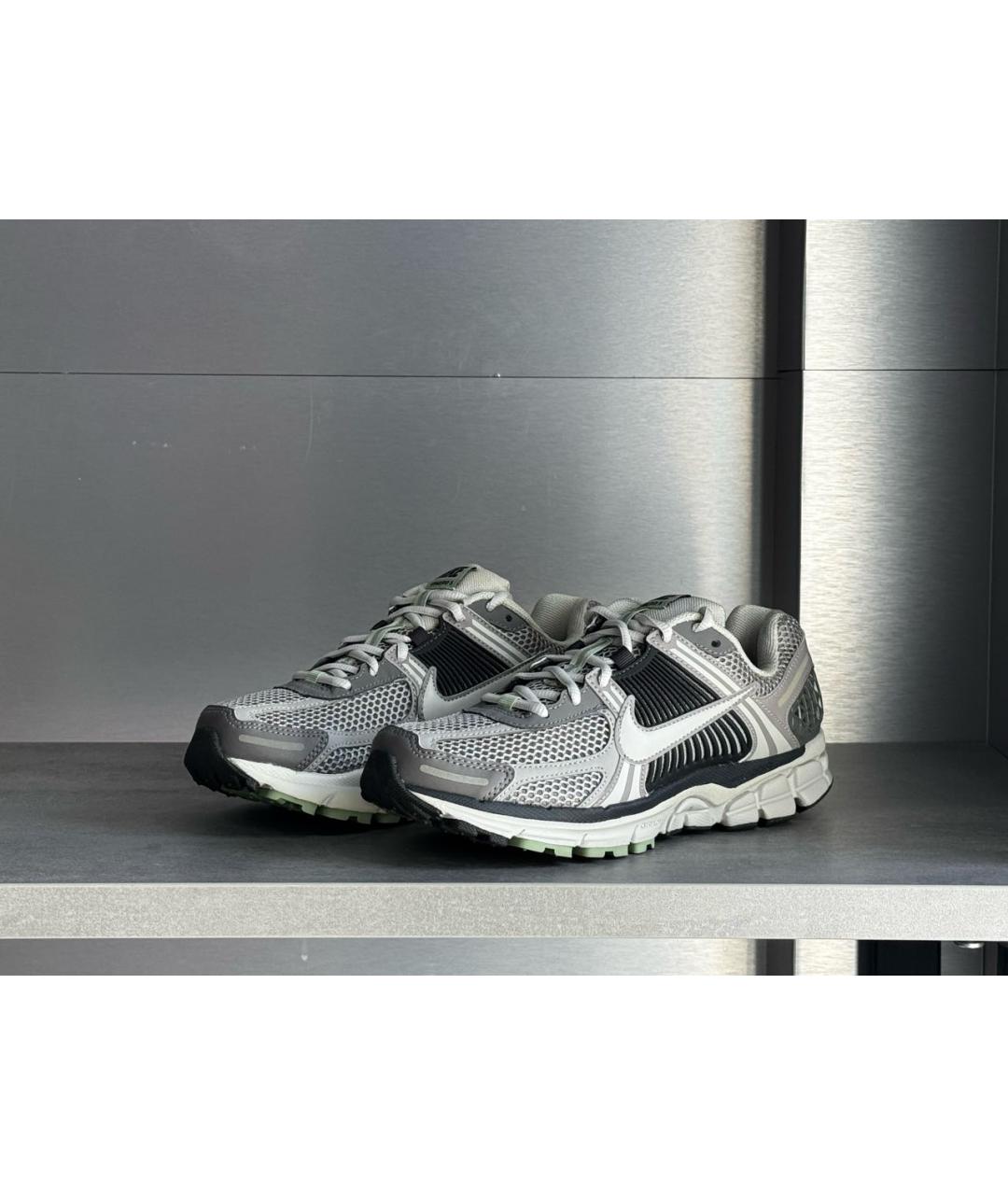NIKE Серые текстильные низкие кроссовки / кеды, фото 5